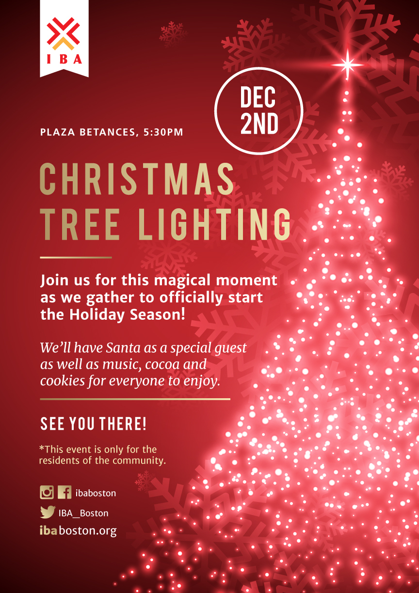 Christmas Tree Lighting/ Iluminando el Arbol de Navidad