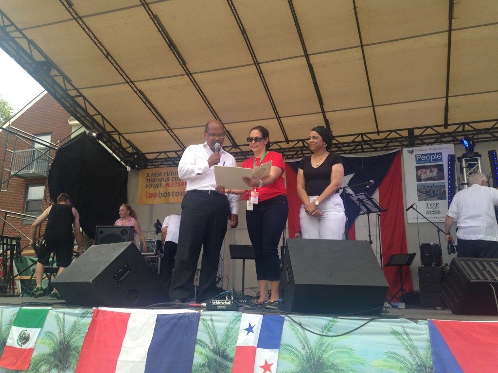 City Council Member, Charles Yancey, speaking at Festival Betances