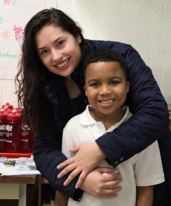 Laura Sierra and her son, Angel during Visitors Day April 2017.